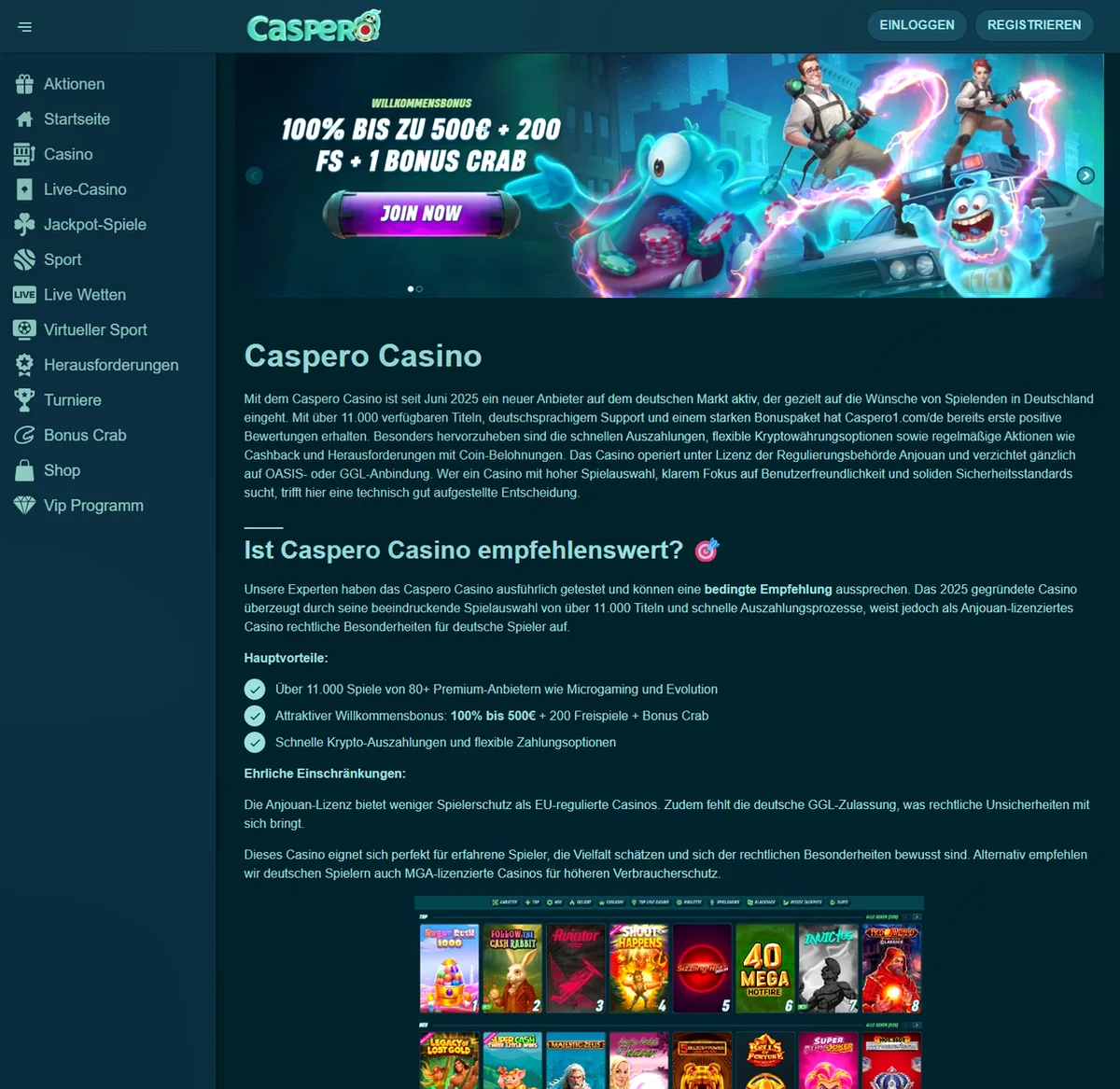 Caspero Casino
